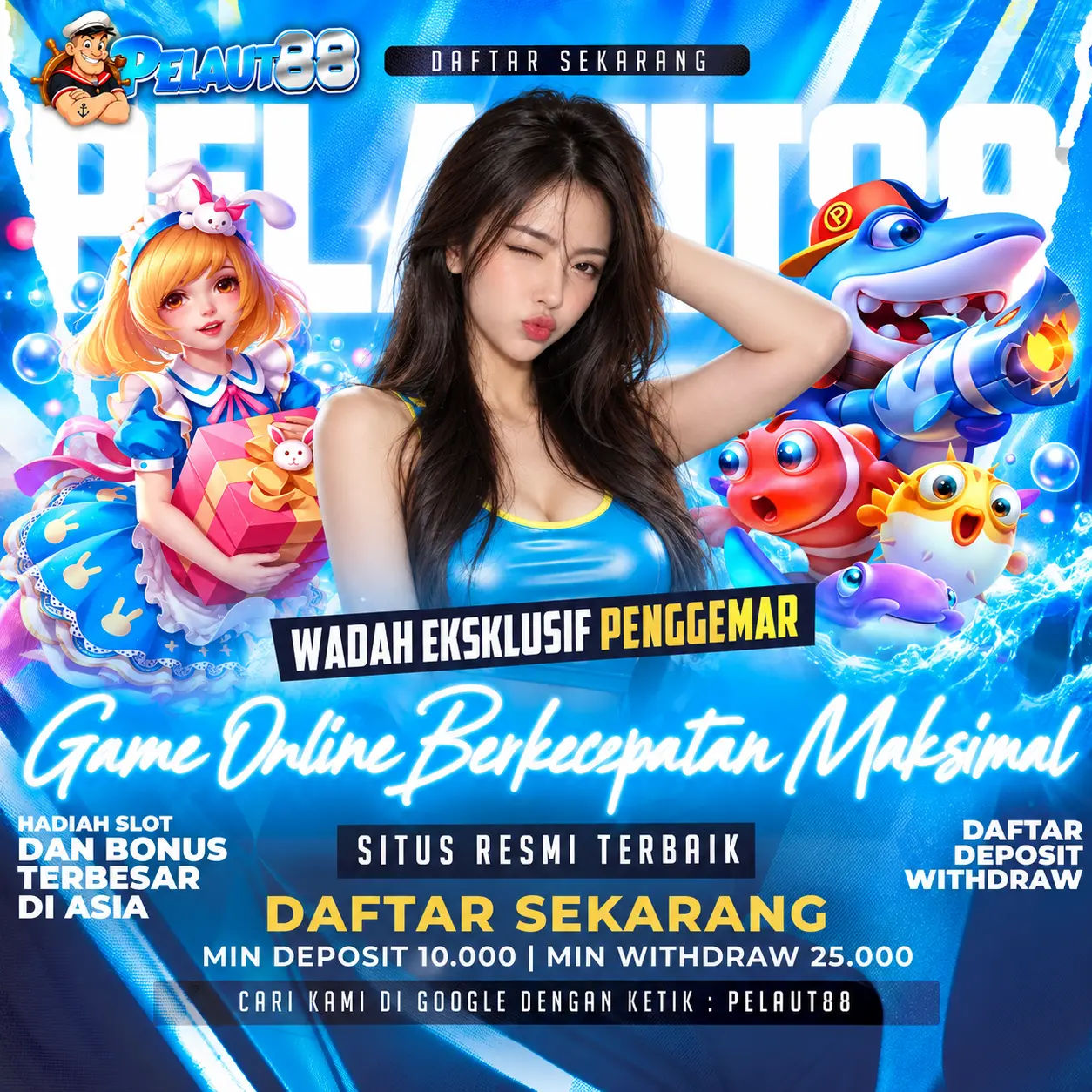 Thumbnail 1 of 3, Poster, PELAUT88 : Wadah Eksklusif Penggemar Game Online Berkecepatan Maksimal designed and sold by PELAUT88.