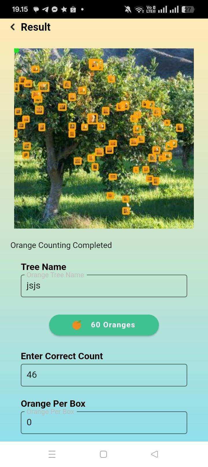 Fruit Detector MekaVision