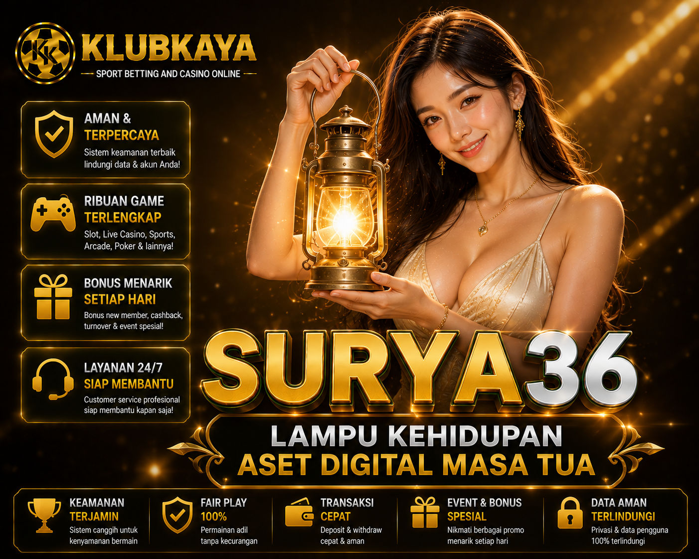 SURYA36 : Lampu Kehidupan Aset Digital Masa Tua