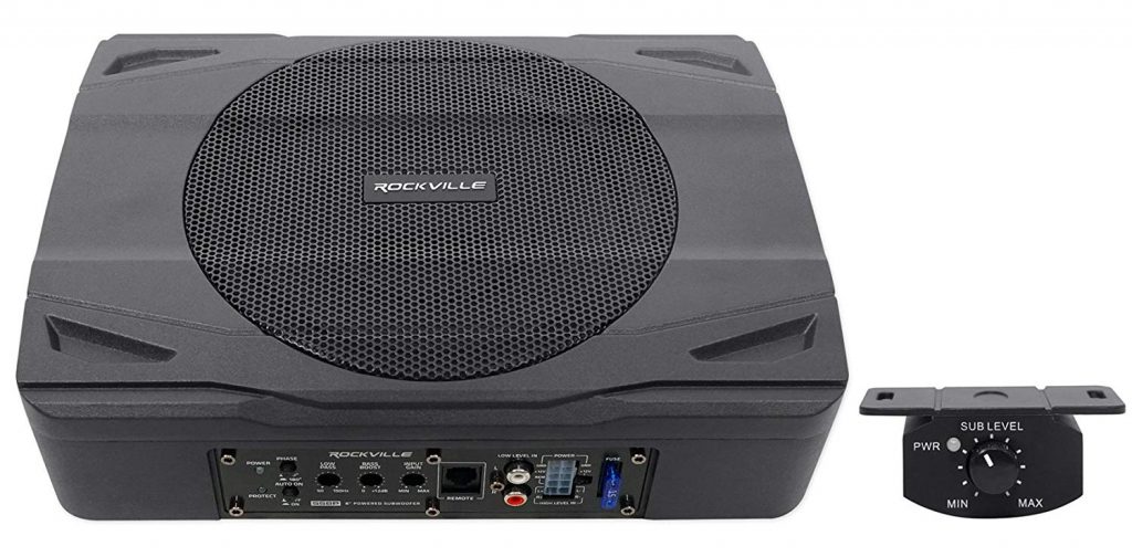 Rockville SS8P - Active Powered Car Subwoofer