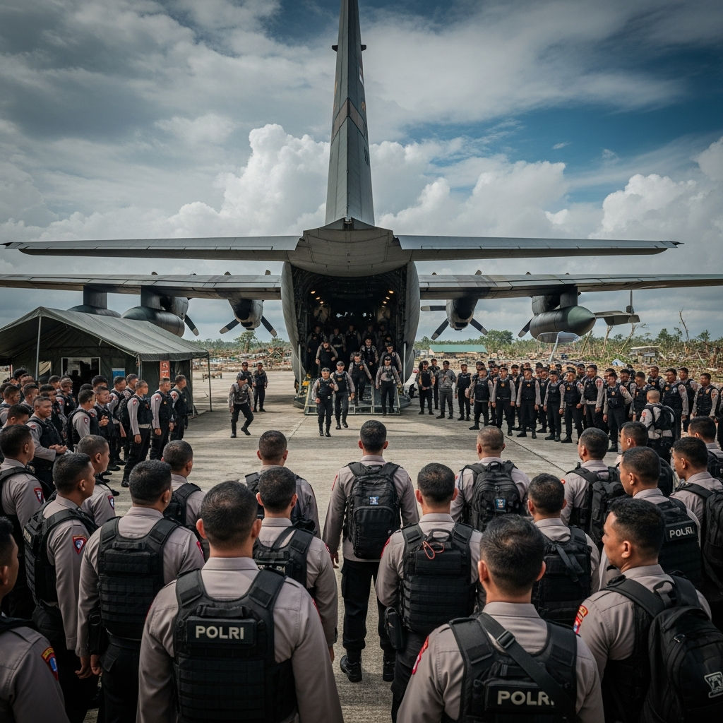 Menguak Strategi Besar Polri di Aceh: Mengapa 300 Personel Baru Dikirim untuk Misi Pemulihan Bencana?