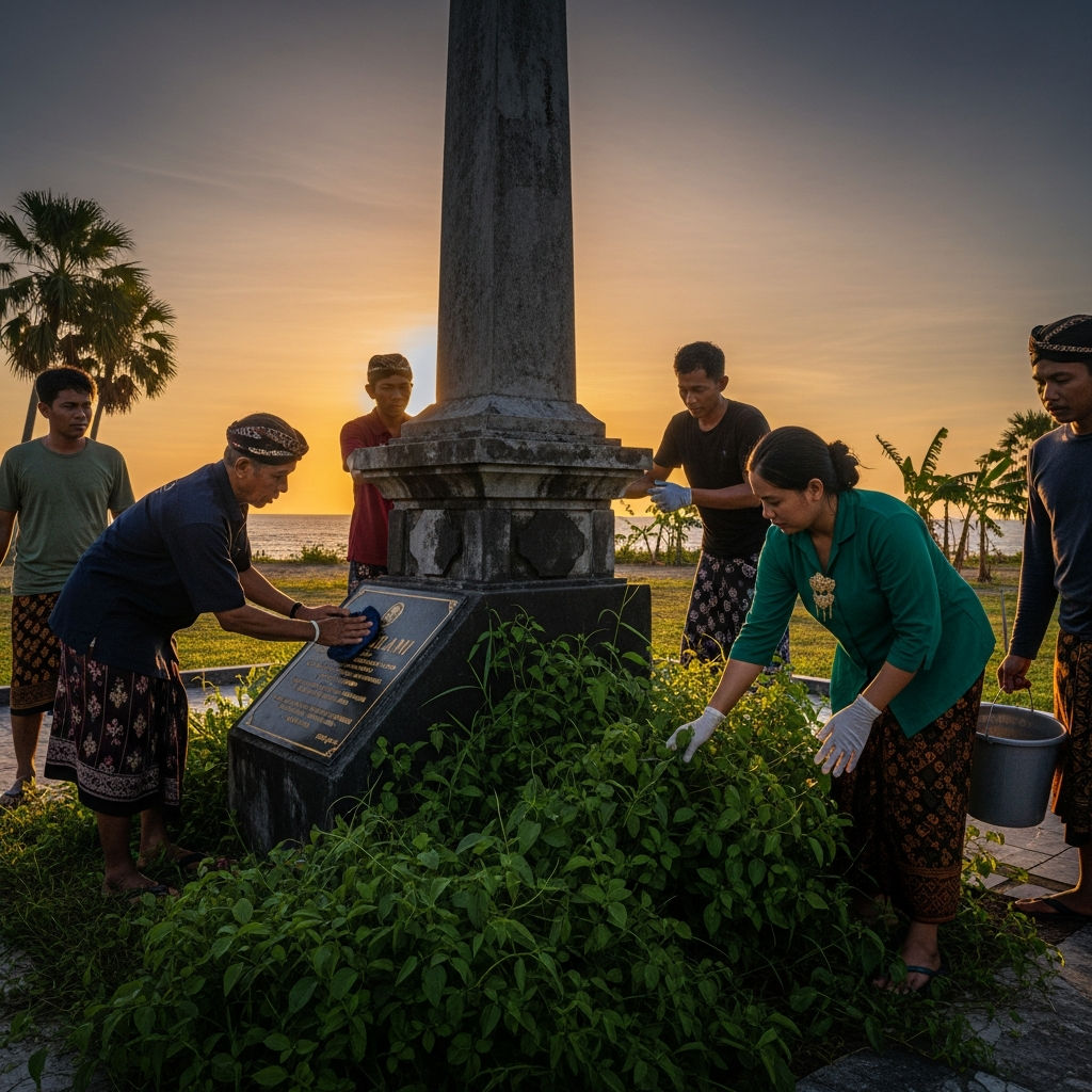 Bukan Sekadar Bangunan: Mengungkap Makna Gotong Royong Warga Aceh Barat Merawat Tugu Tsunami 21 Tahun Pasca-Bencana