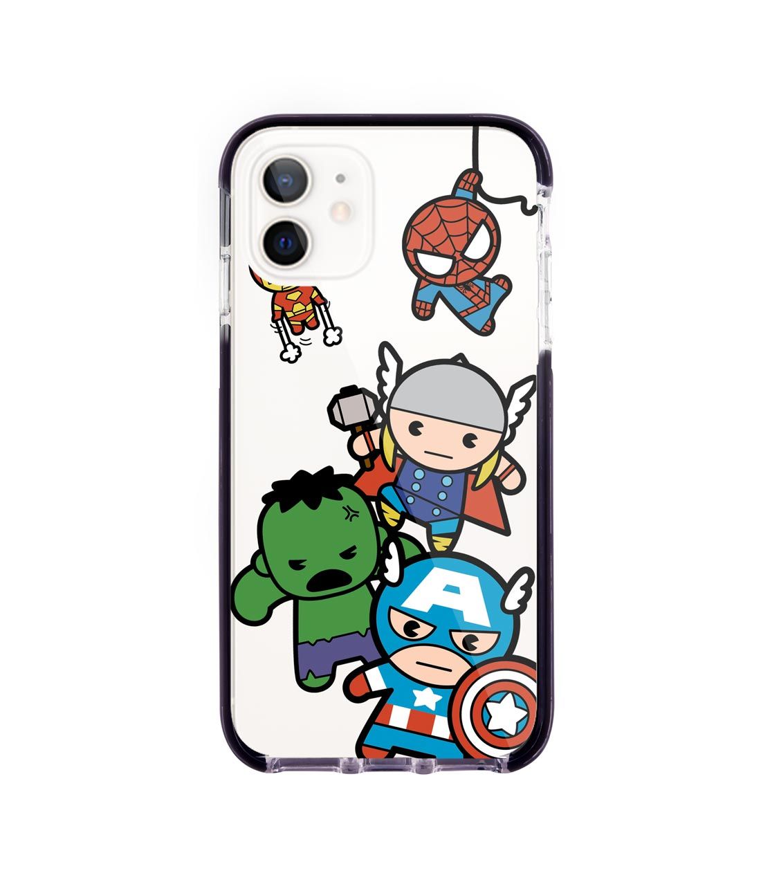 Apple Iphone 12 Mobile Cover Buy Apple Iphone 12 Kawaii Art Marvel Comics Online On Macmerise India