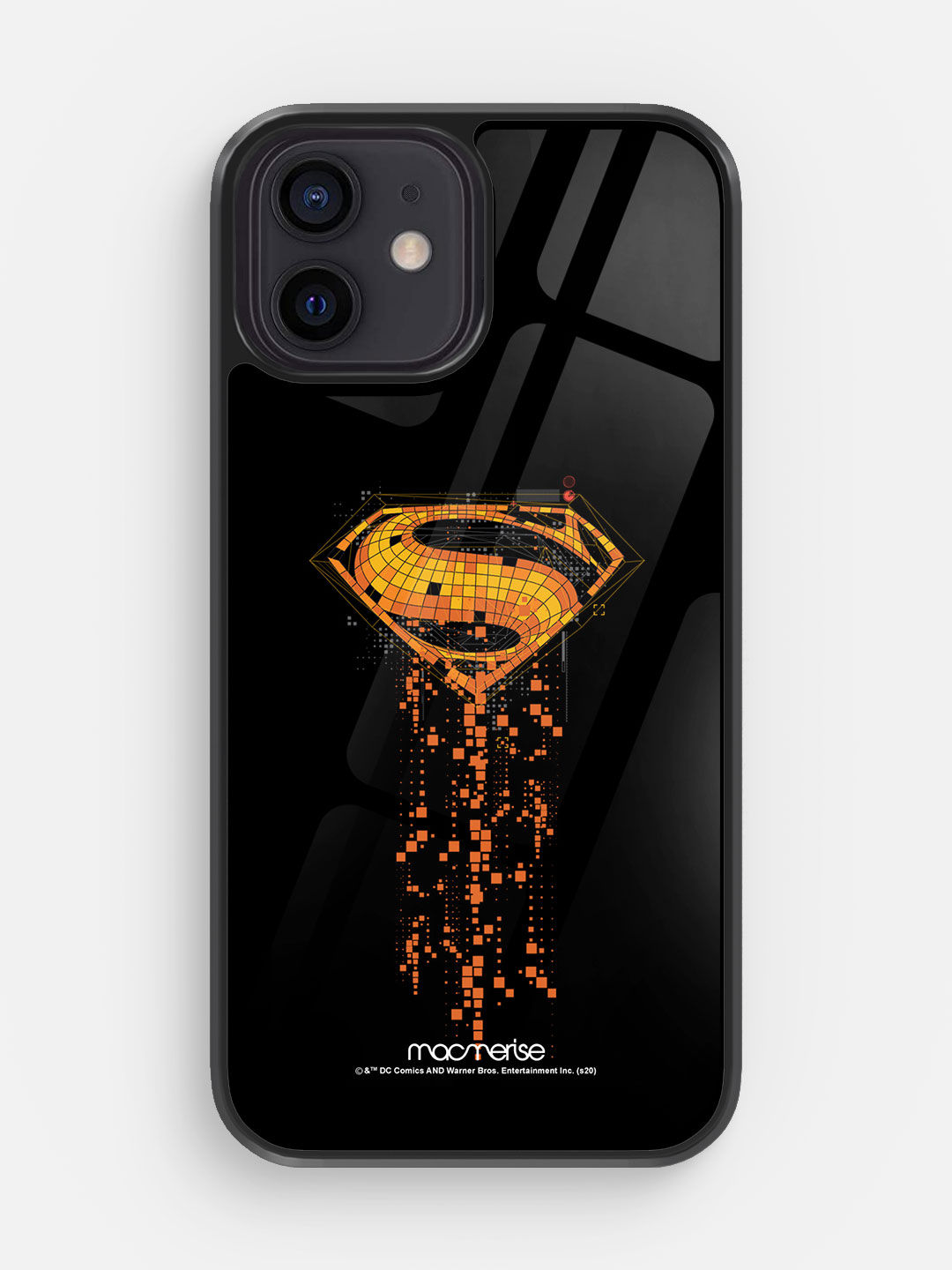 Superman Mosaic - Glass Case for iPhone 12 Mini