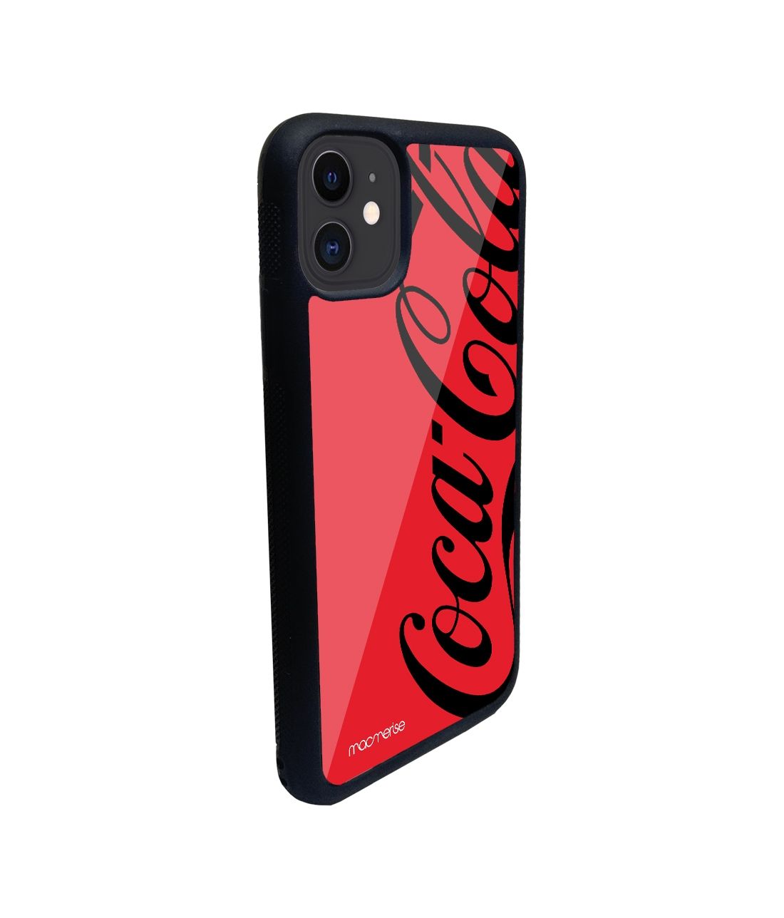 Buy Coke Red Black Macmerise Glass Case Cover For Iphone 11 Online