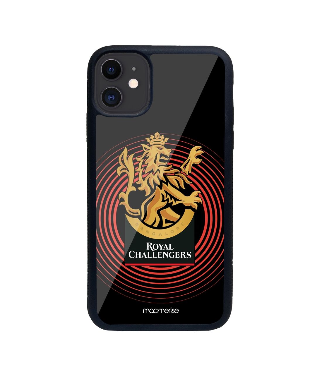 RCB Rings Pattern - Glass Phone Case for iPhone 11