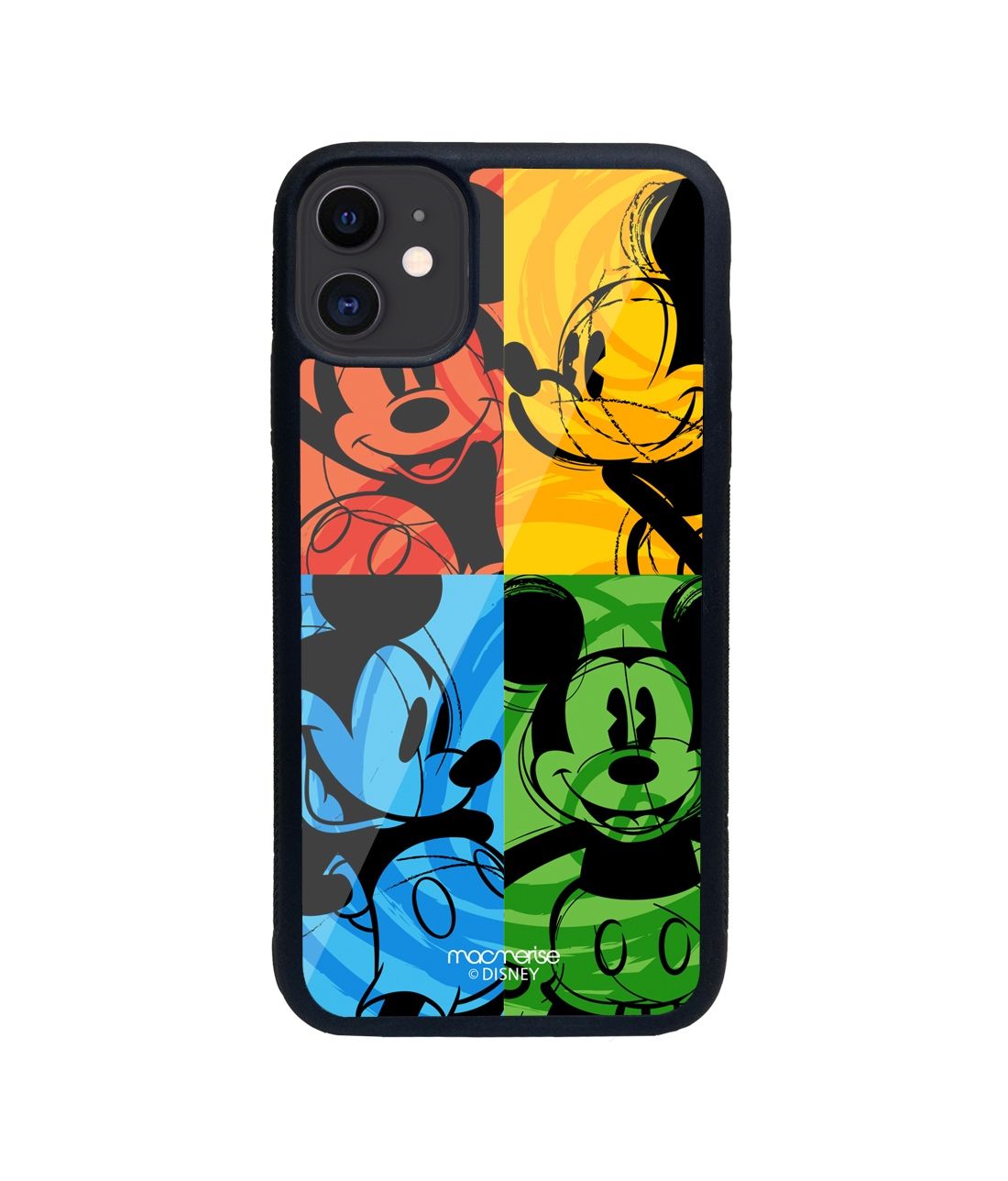 Shades of Mickey - Glass Phone Case for iPhone 11