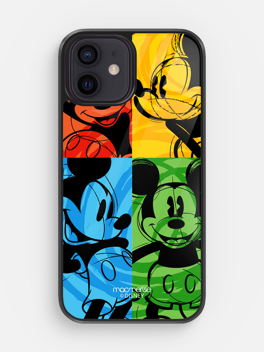 Shades of Mickey - Glass Case for iPhone 12