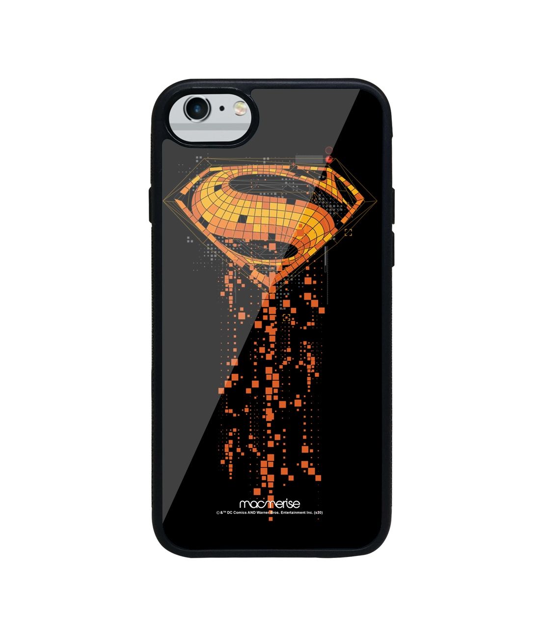 Superman Mosaic - Glass Phone Case for iPhone 6S