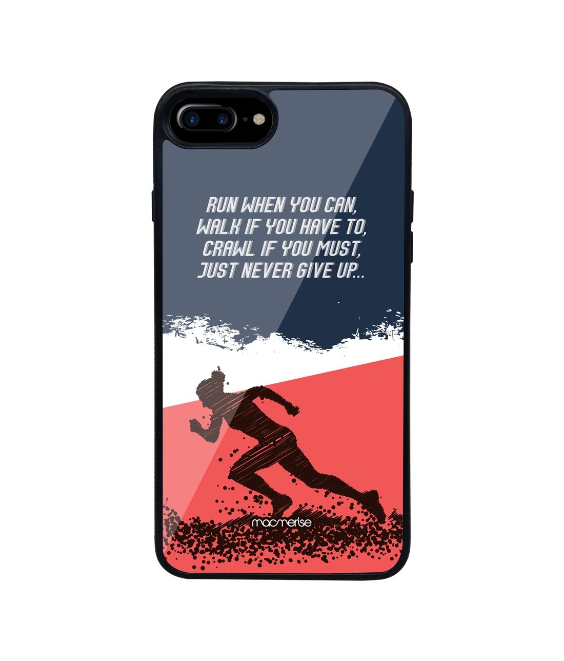 Running Motivation - Glass Phone Case for iPhone 7 Plus