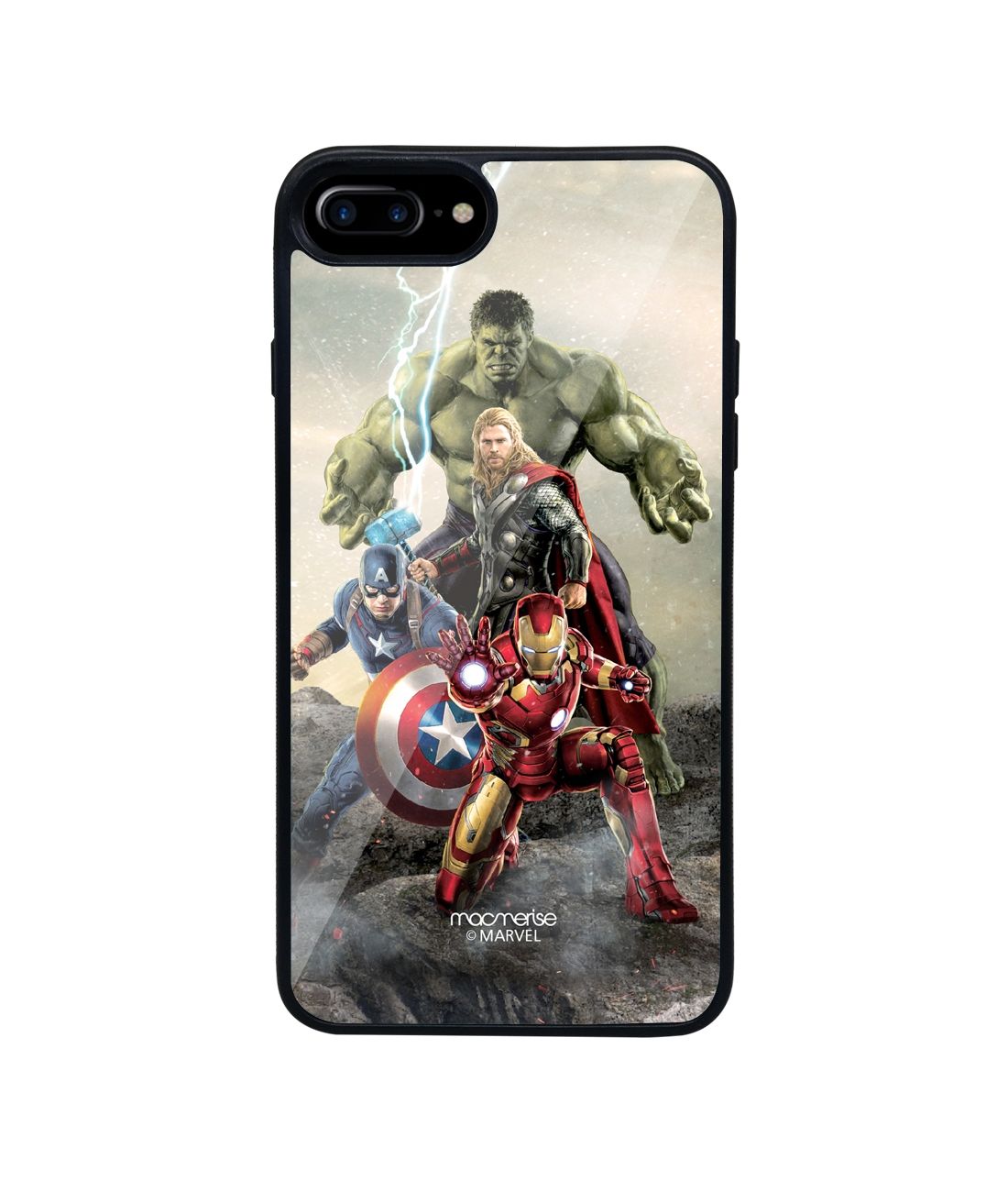 Time to Avenge - Glass Phone Case for iPhone 7 Plus