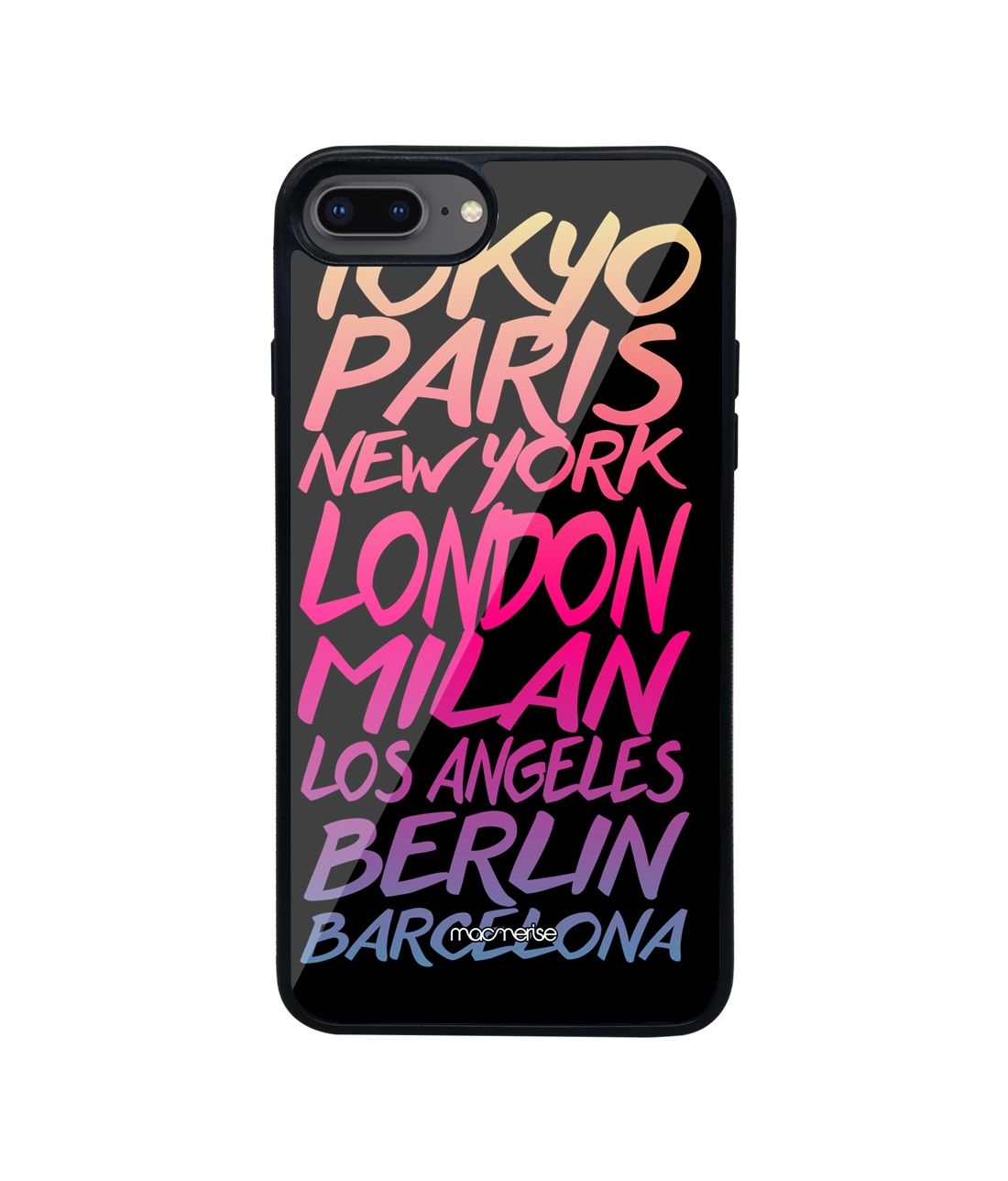 Fashion Cities - Glass Phone Case for iPhone 8 Plus