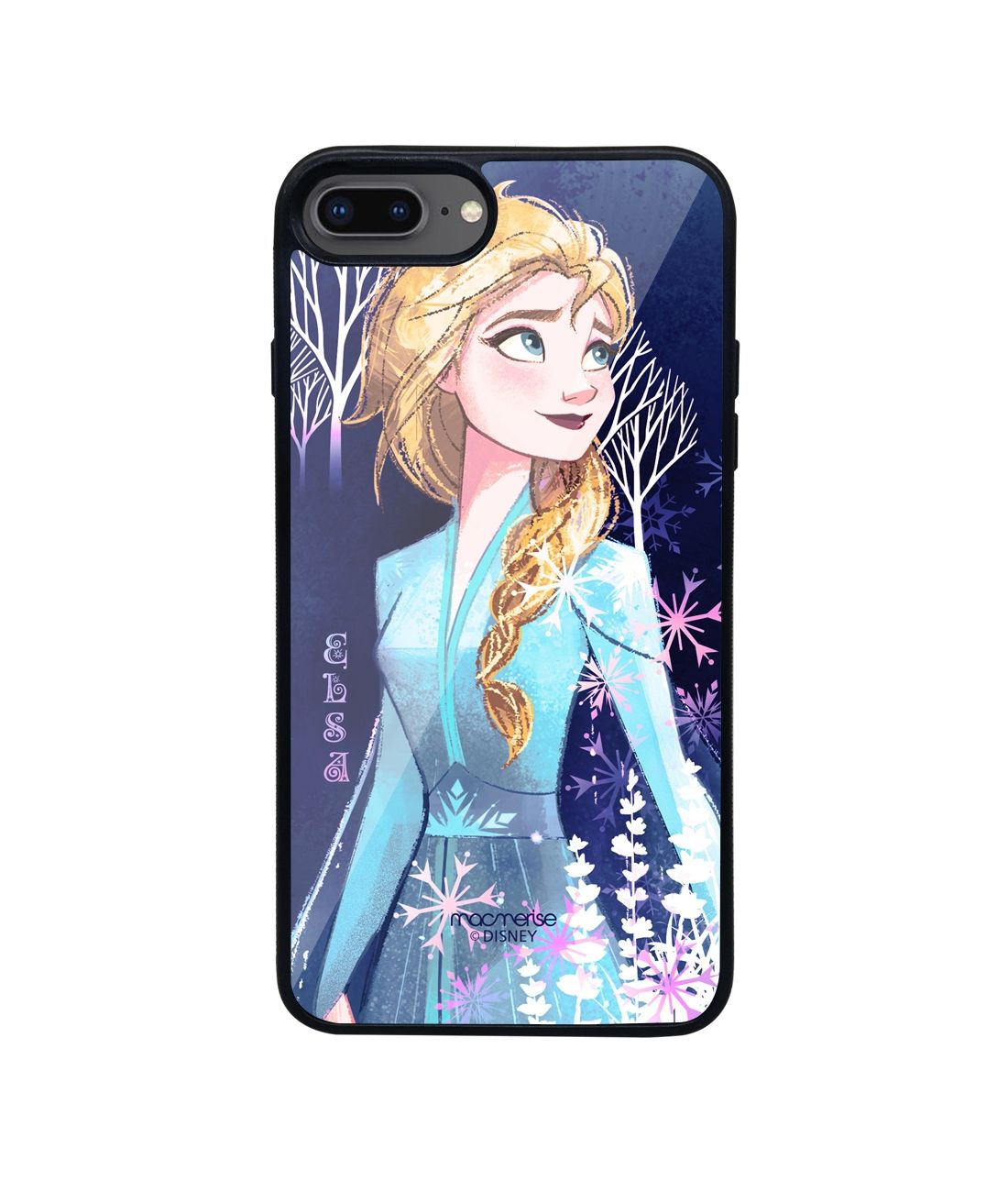 Strong Elsa - Glass Phone Case for iPhone 8 Plus