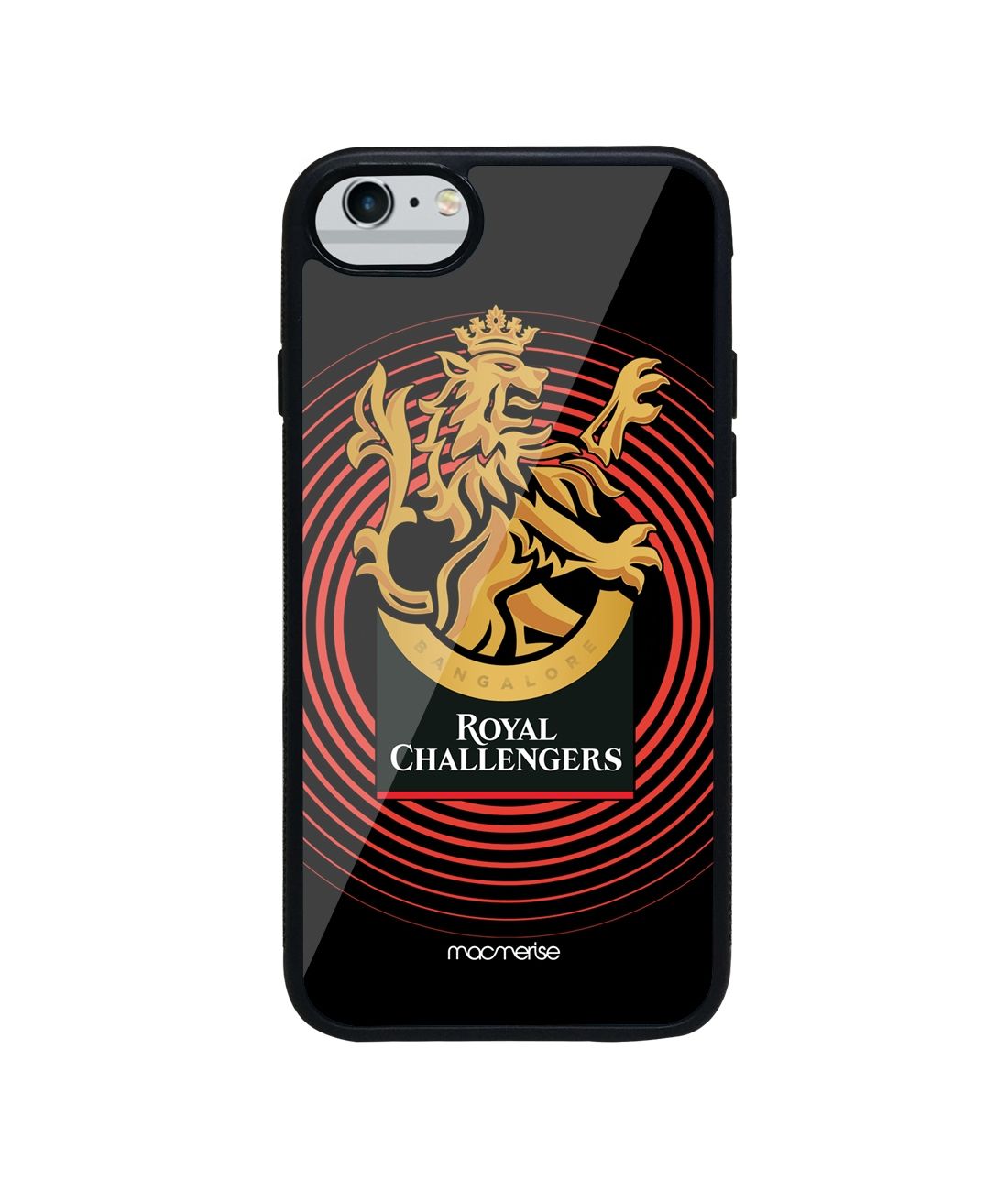 RCB Rings Pattern - Glass Phone Case for iPhone 6