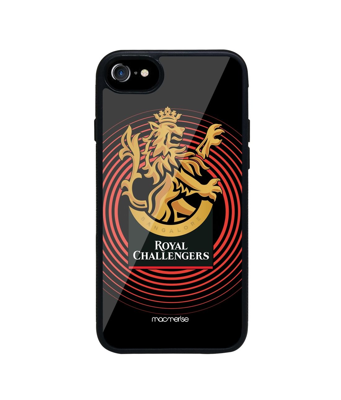 RCB Rings Pattern - Glass Phone Case for iPhone 7