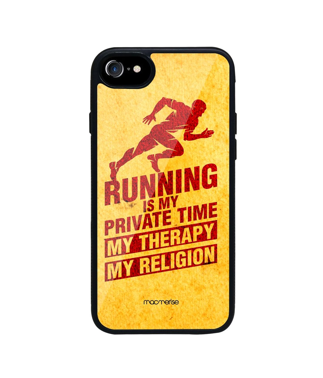 Religion Of Running - Glass Phone Case for iPhone 7