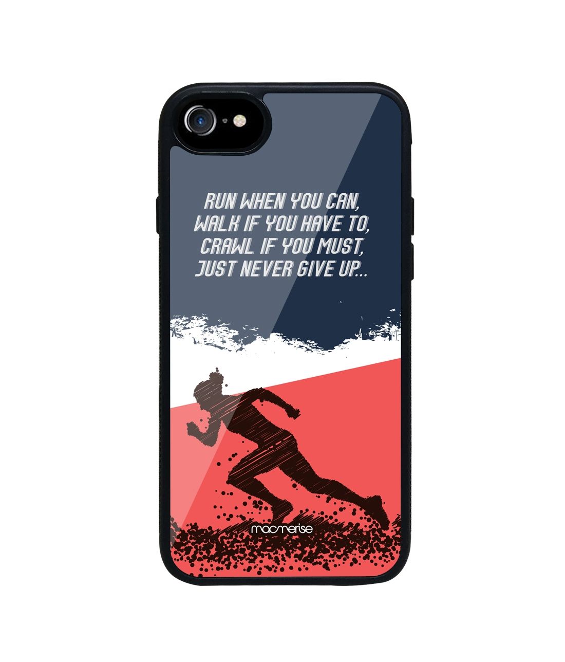 Running Motivation - Glass Phone Case for iPhone 7