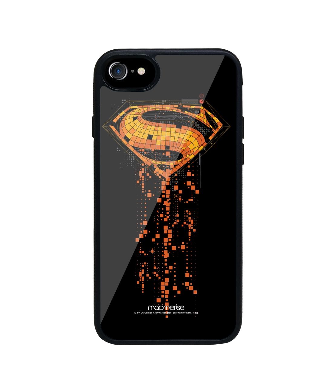 Superman Mosaic - Glass Phone Case for iPhone 7