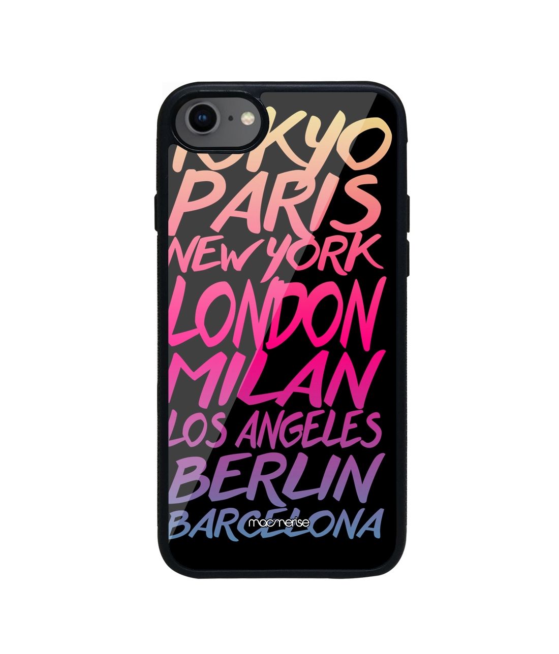 Fashion Cities - Glass Phone Case for iPhone 8