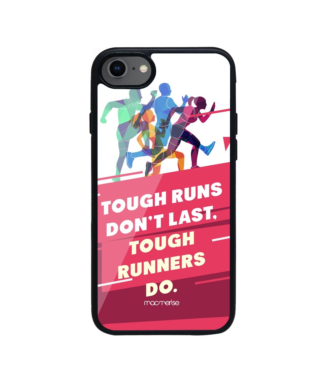 Tough Runners - Glass Phone Case for iPhone 8