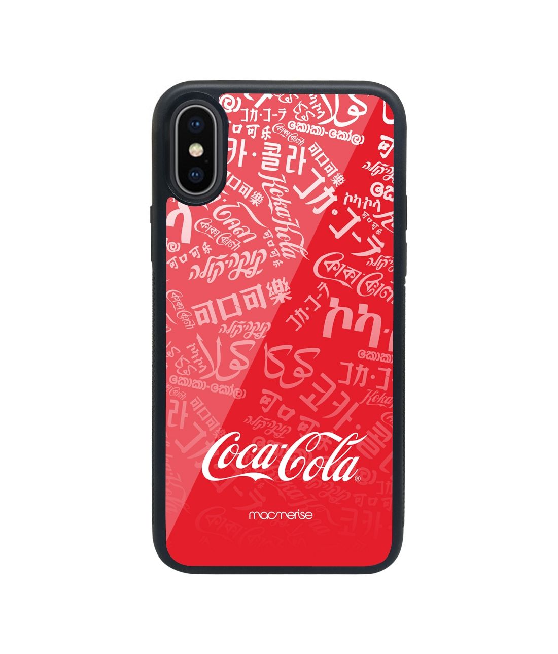 I Speak Coke Red - Glass Phone Case for iPhone X