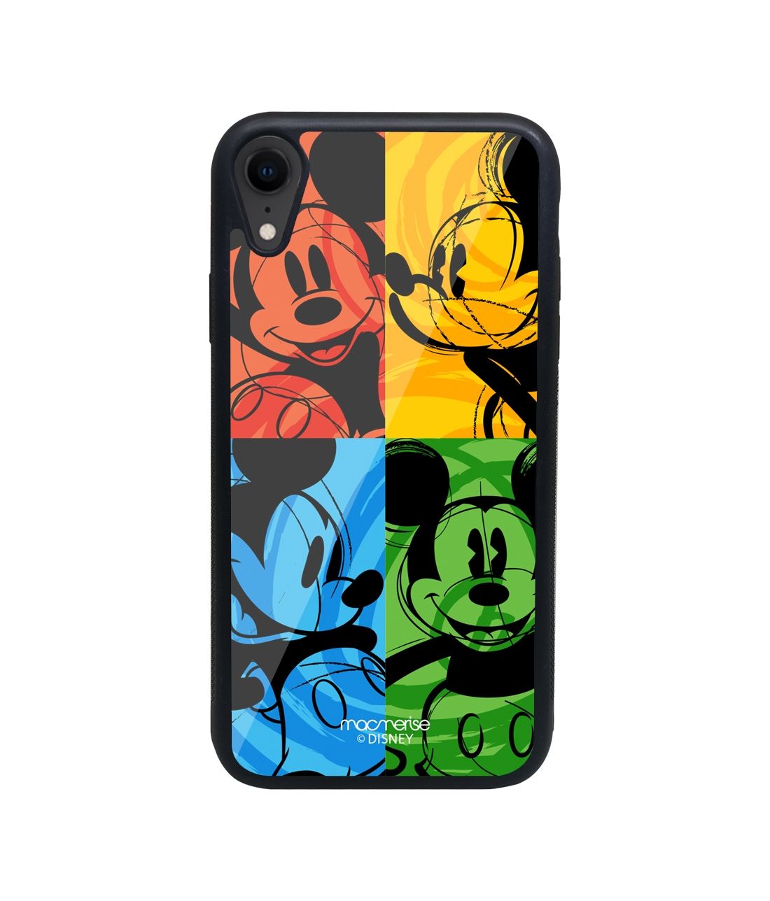 Shades of Mickey - Glass Phone Case for iPhone XR