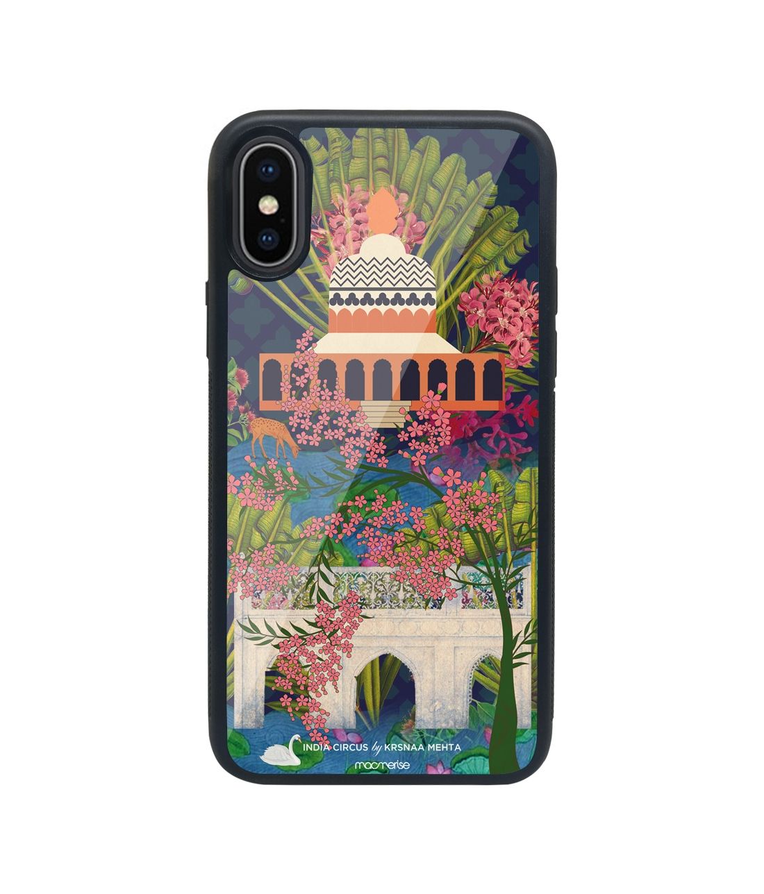 Blossoms - Glass Phone Case for iPhone XS