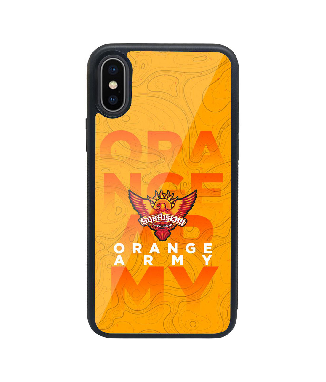 SRH Orange Army - Glass Case for iPhone XS