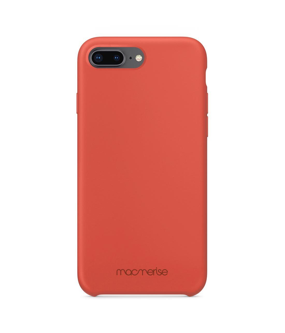 Silicone Phone Case Orange - Silicone Phone Case for iPhone 8 Plus