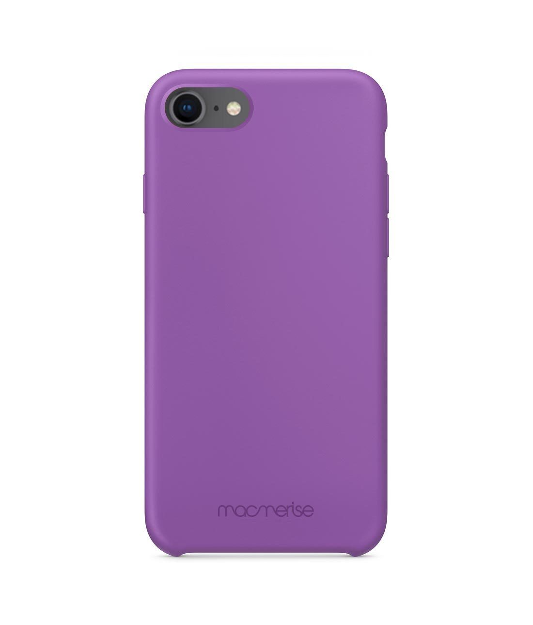 Silicone Phone Case Purple - Silicone Phone Case for iPhone 8