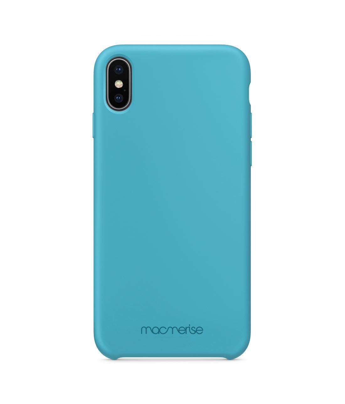 Silicone Phone Case Sky Blue - Silicone Phone Case for iPhone X