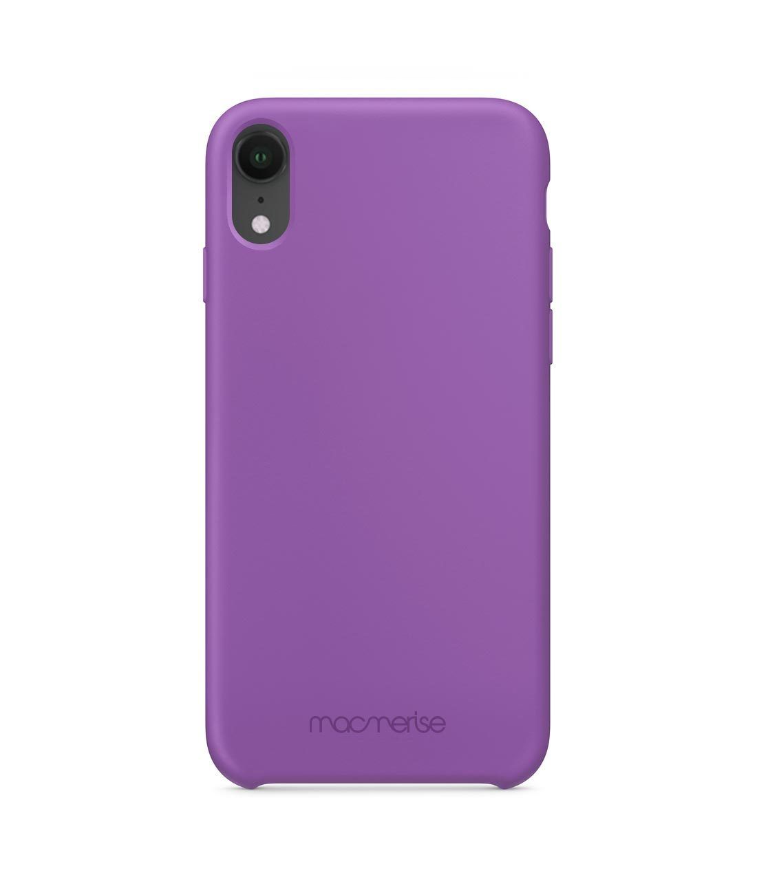 Silicone Phone Case Purple - Silicone Phone Case for iPhone XR