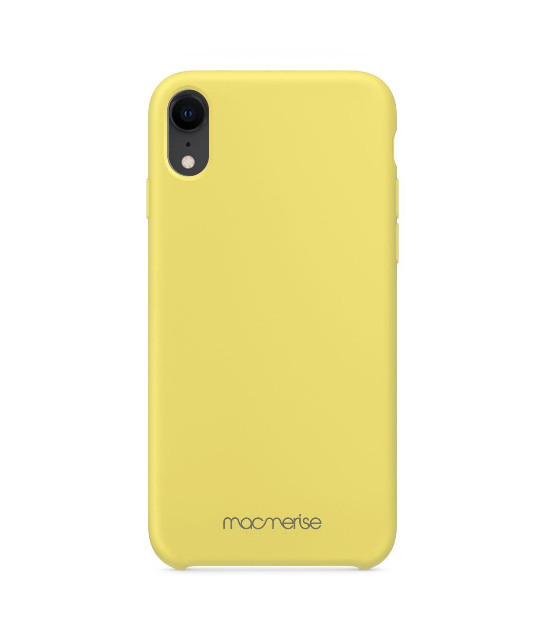 Silicone Phone Case Yellow - Silicone Phone Case for iPhone XR