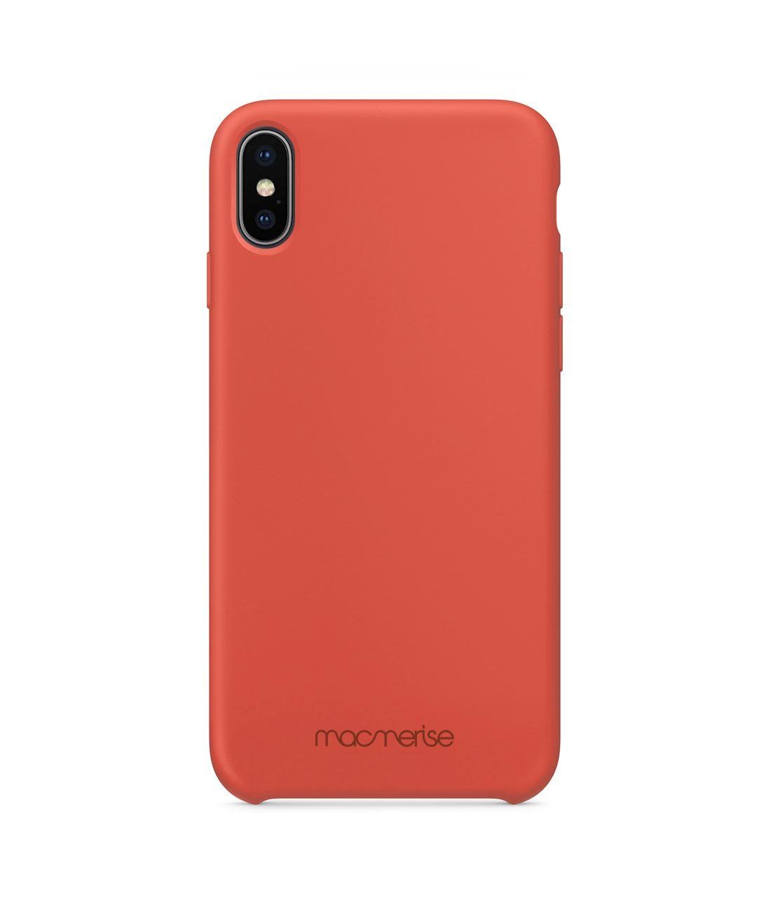 Silicone Phone Case Orange - Silicone Phone Case for iPhone XS