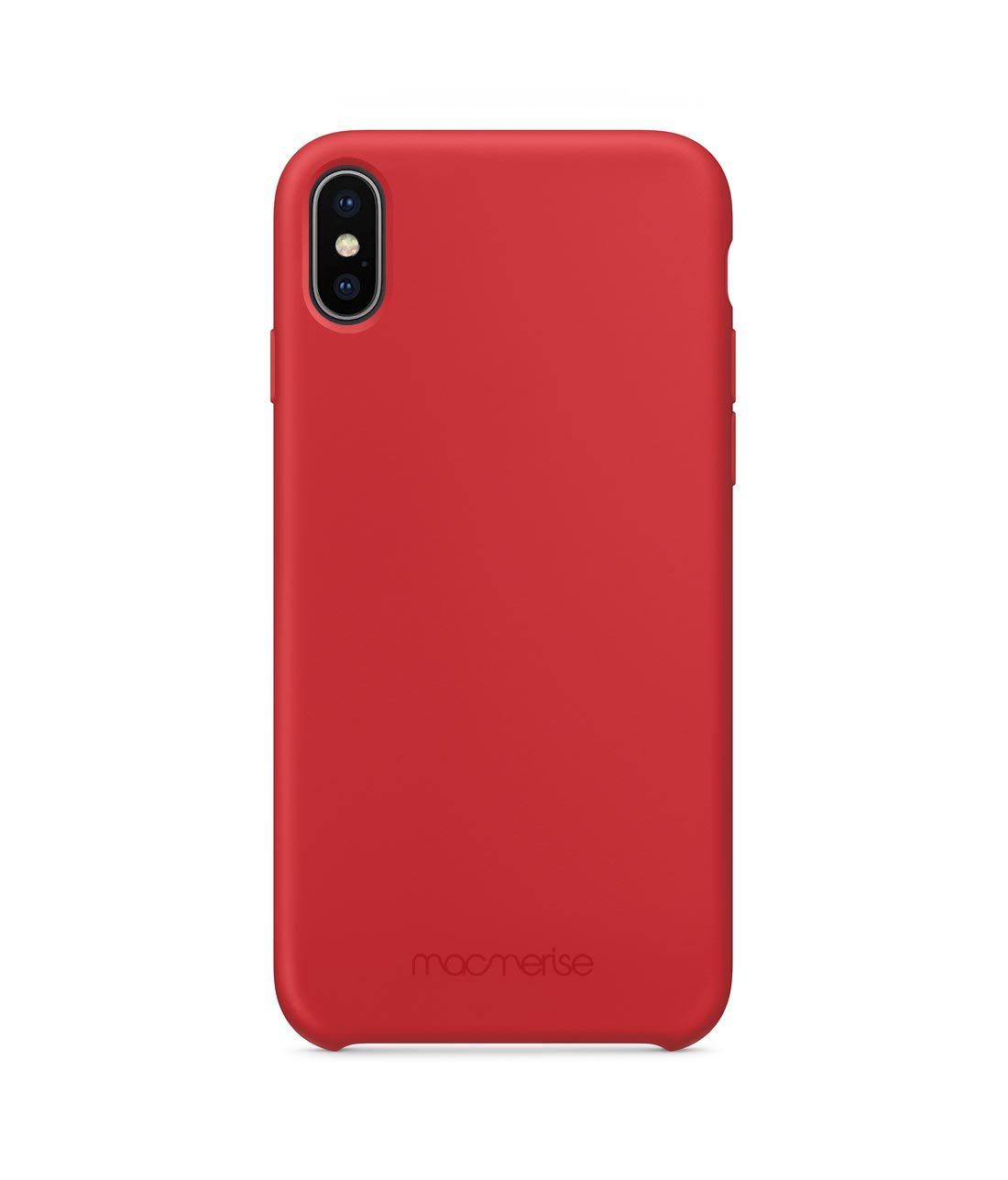 Silicone Phone Case Red - Silicone Phone Case for iPhone XS