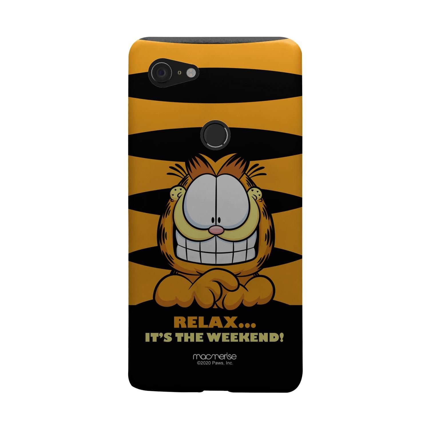 Weekend Garfield - Sleek Case for Google Pixel 3 XL