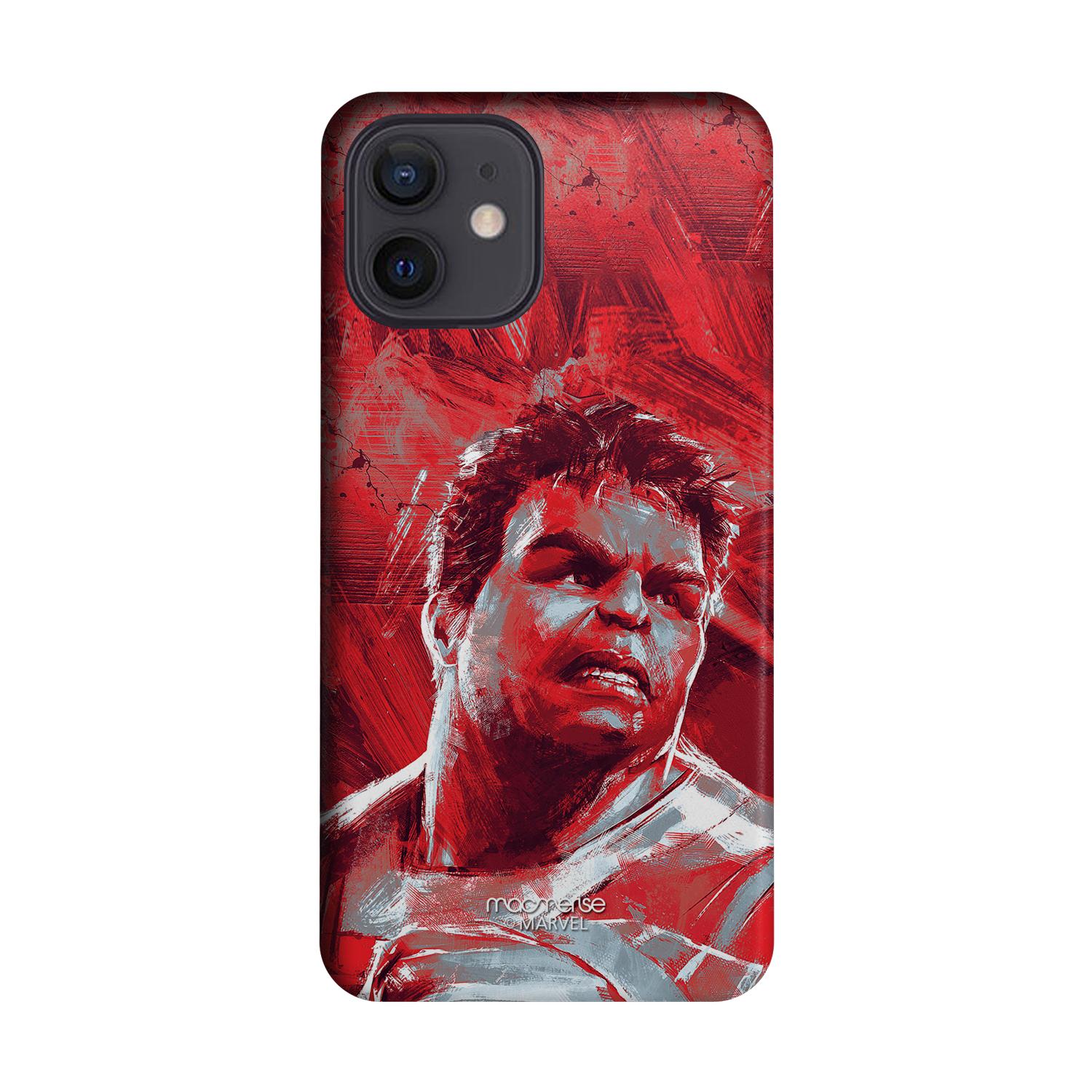 Charcoal Art Hulk - Sleek Case for iPhone 12