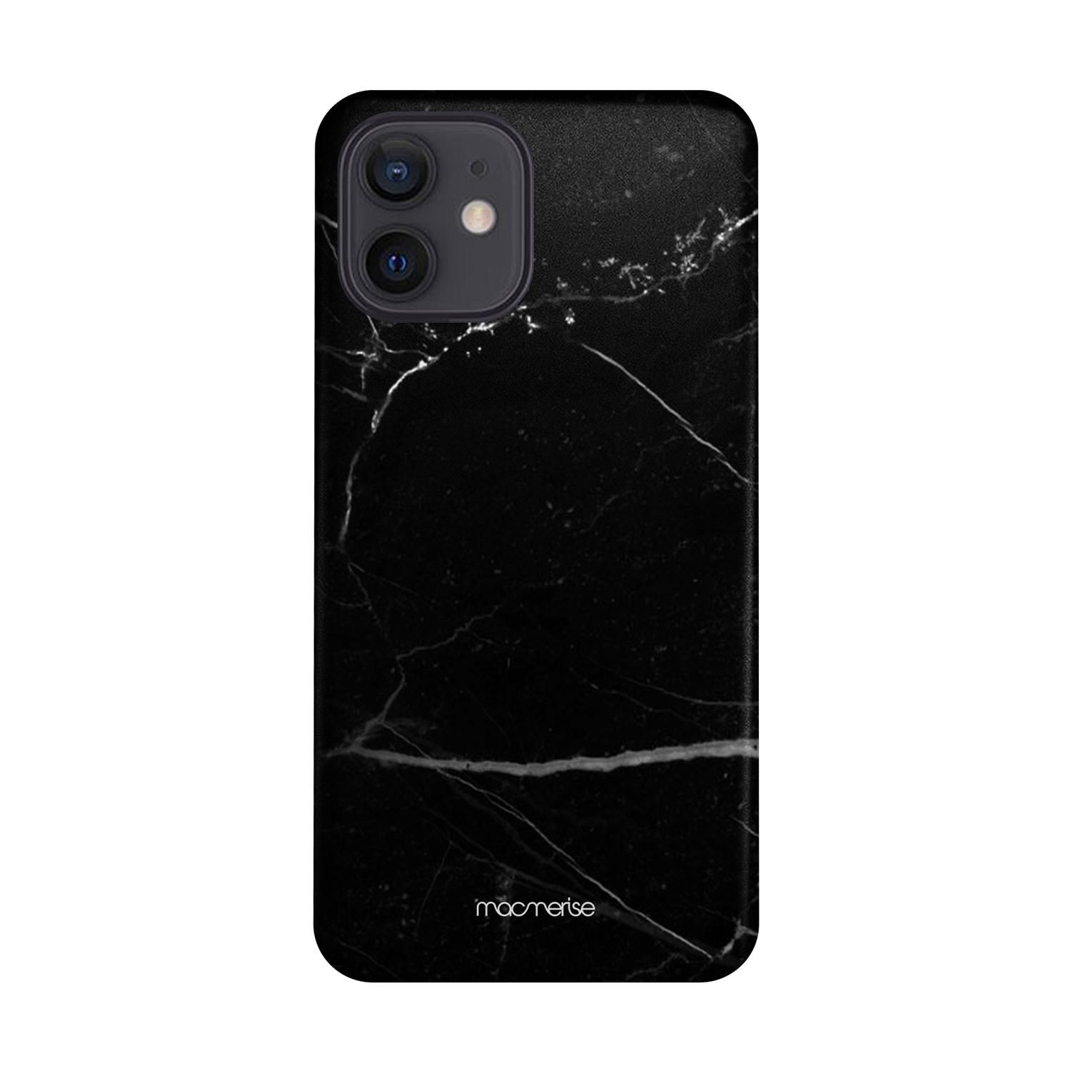 Marble Noir Belge - Sleek Case for iPhone 12