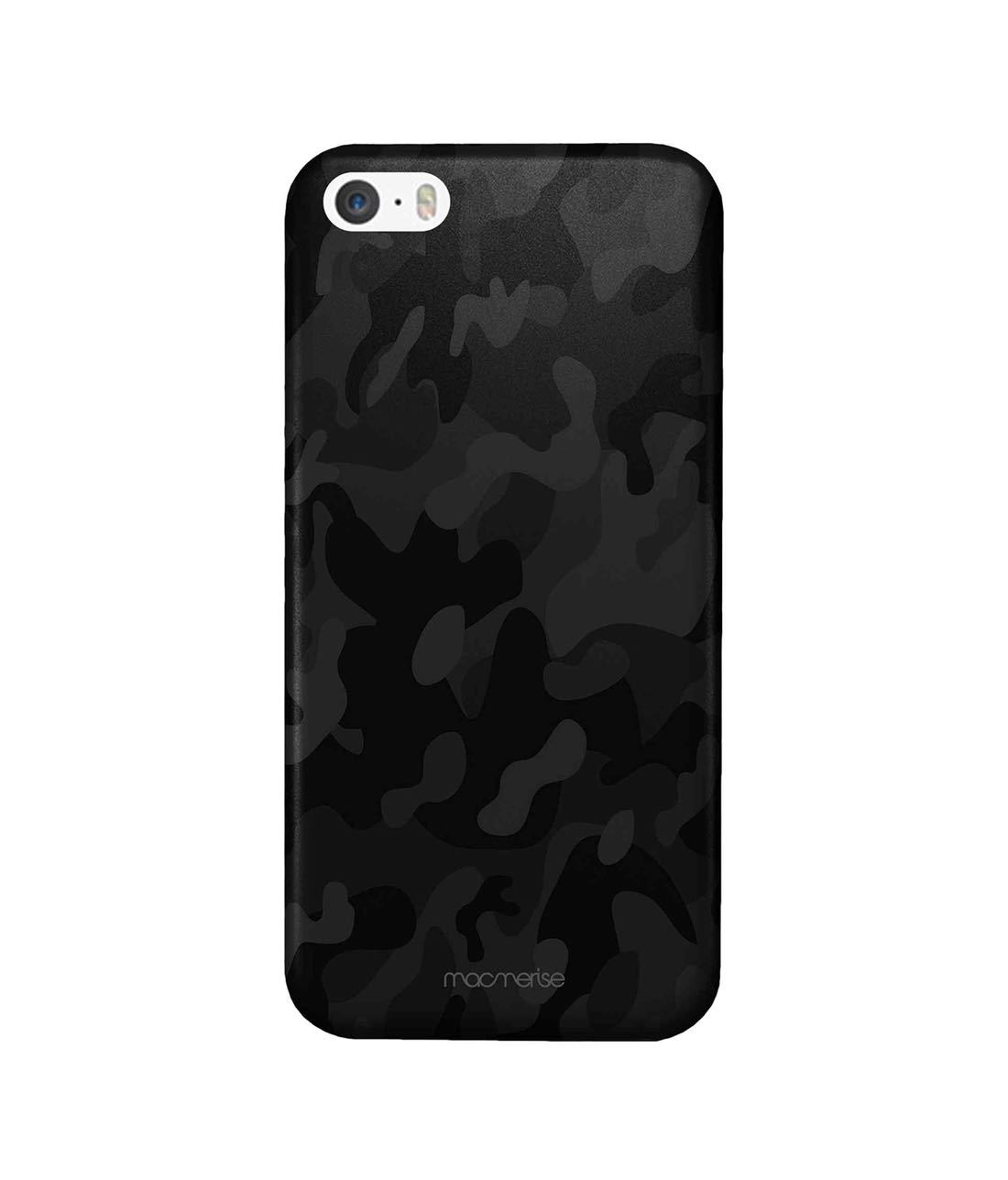 Camo Black - Sleek Phone Case for iPhone 5/5S