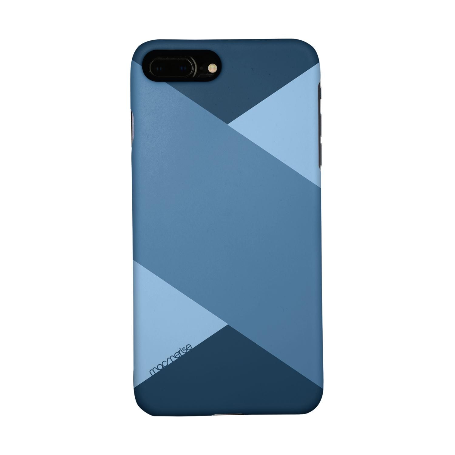 Blue Stripes - Sleek Phone Case for iPhone 7 Plus