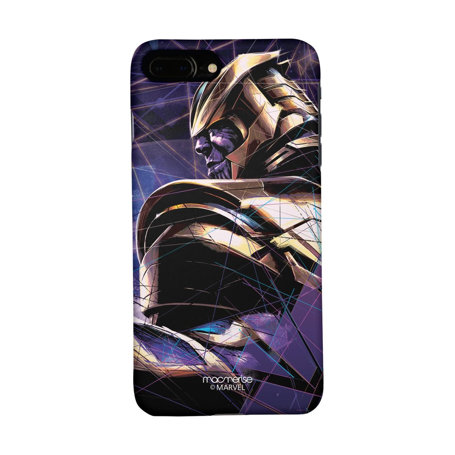 Thanos on Edge - Sleek Phone Case for iPhone 7 Plus