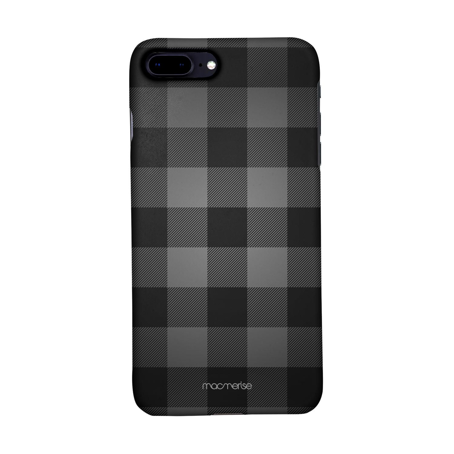 Checkmate Black - Sleek Phone Case for iPhone 8 Plus