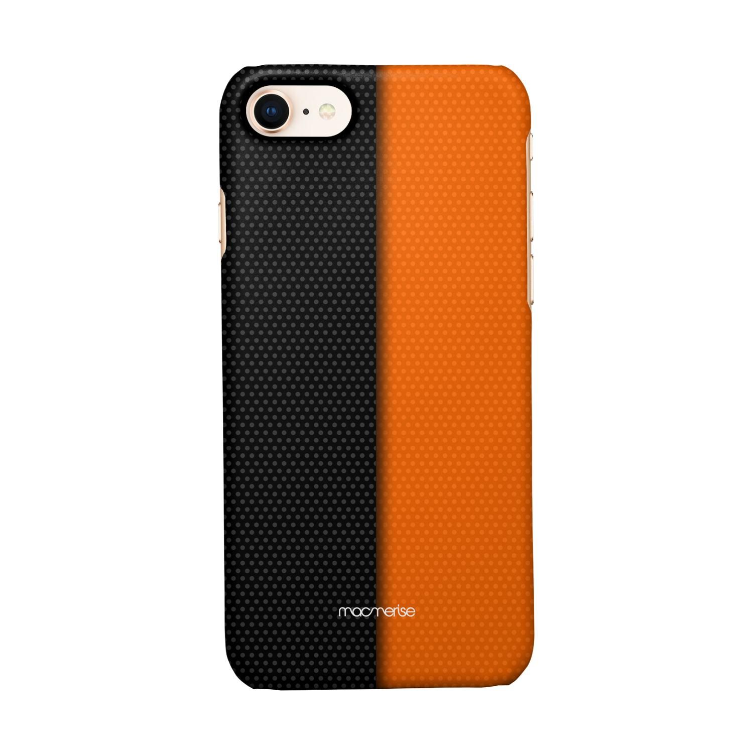 Black And Orange - Sleek Case for iPhone 7