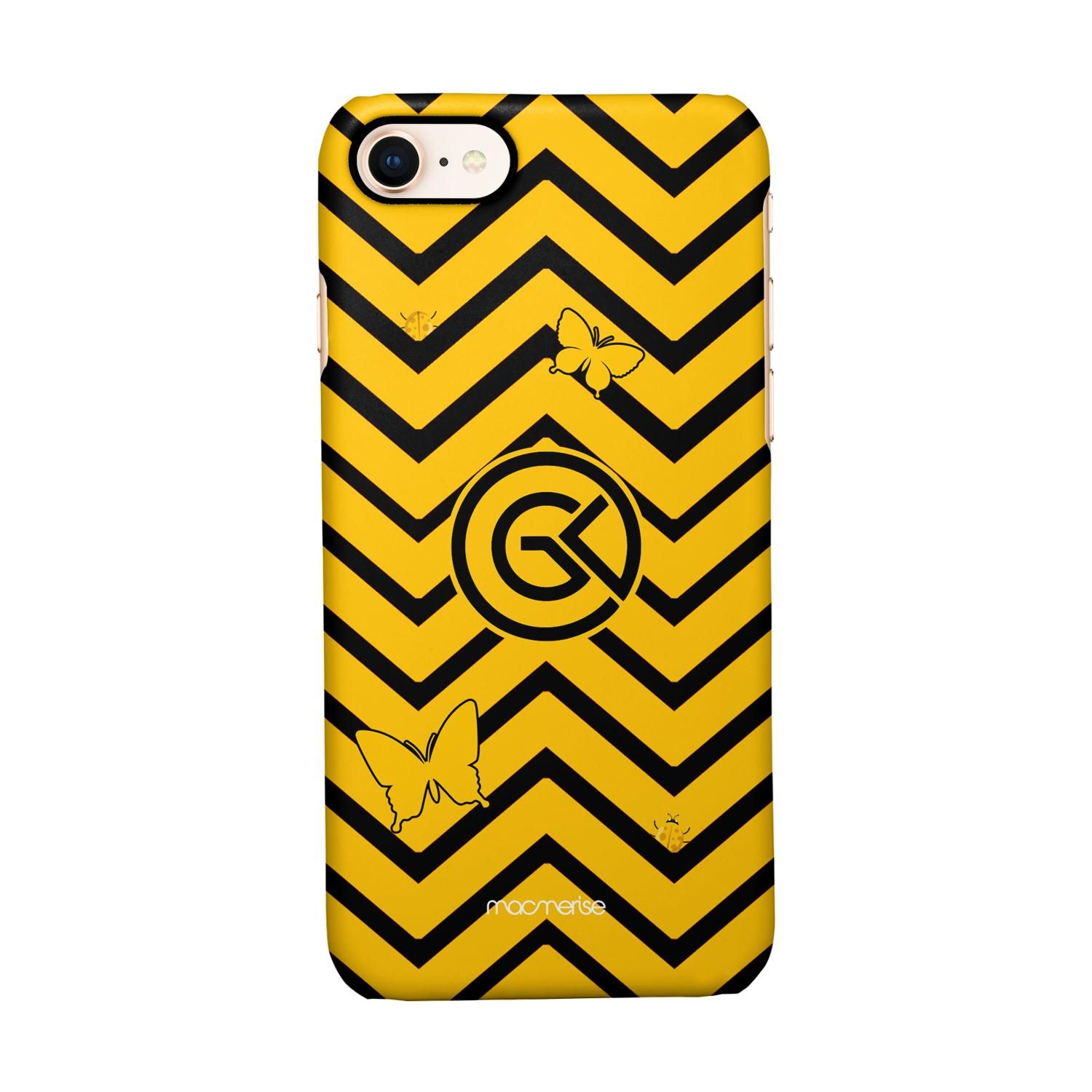 Waves Yellow - Sleek Case for iPhone 7