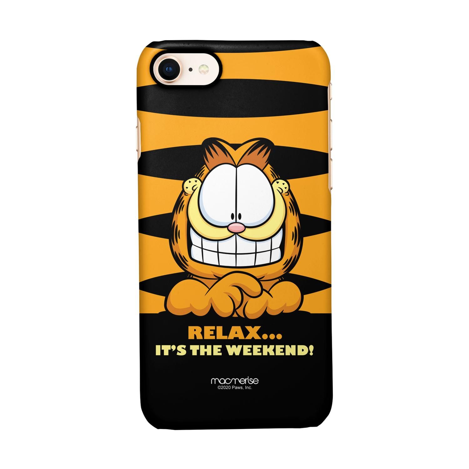 Weekend Garfield - Sleek Case for iPhone 8