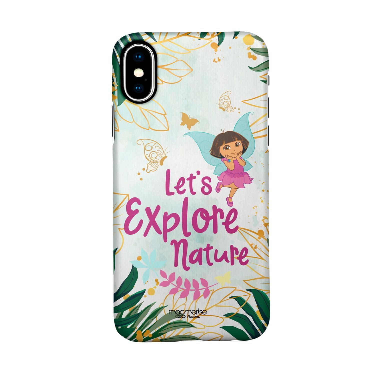 Explore with dora - Sleek Case for iPhone X