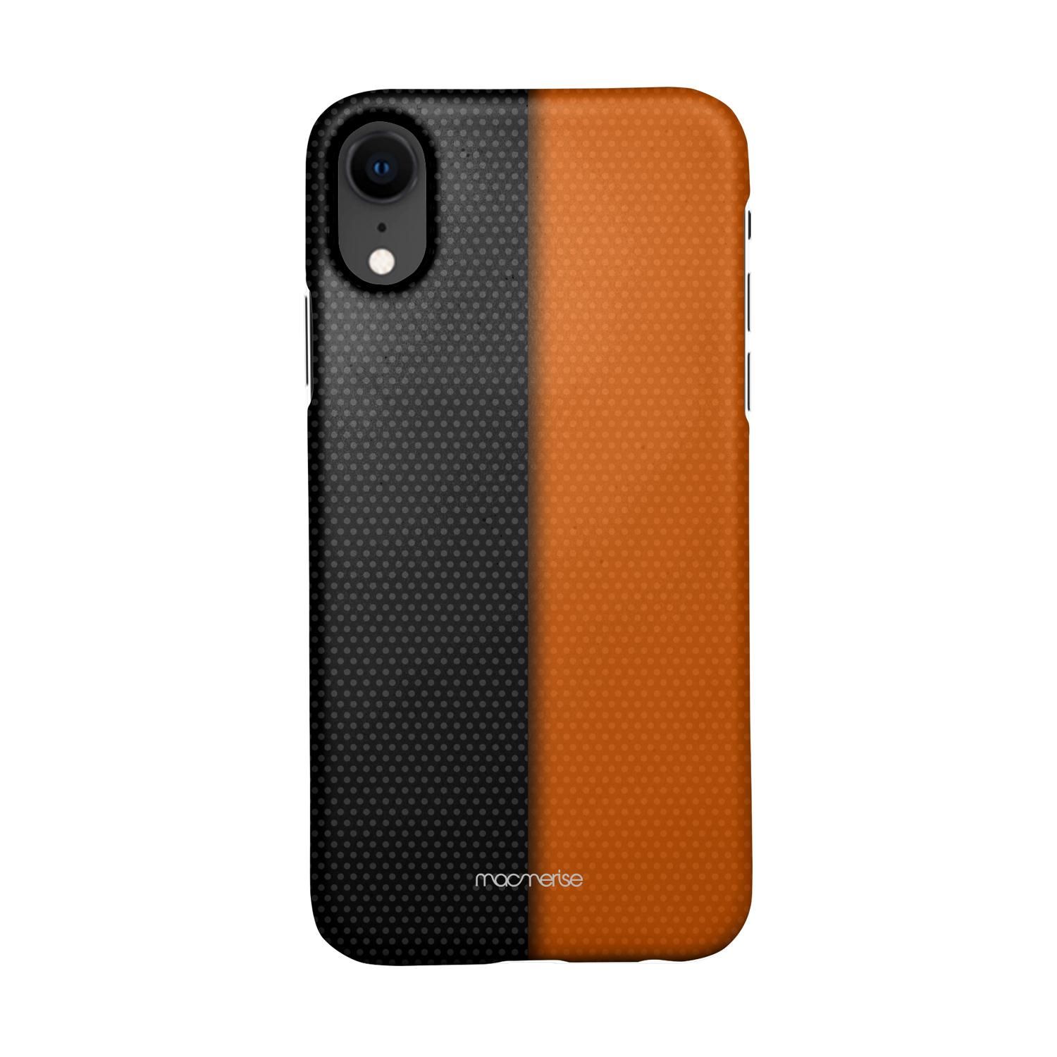 Black And Orange - Sleek Case for iPhone XR