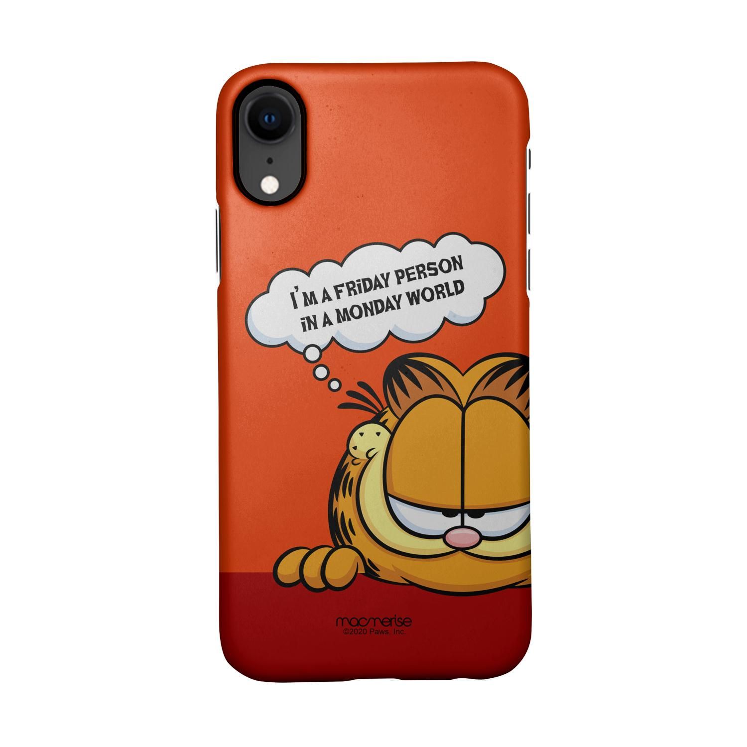 Friday Garfield - Sleek Case for iPhone XR