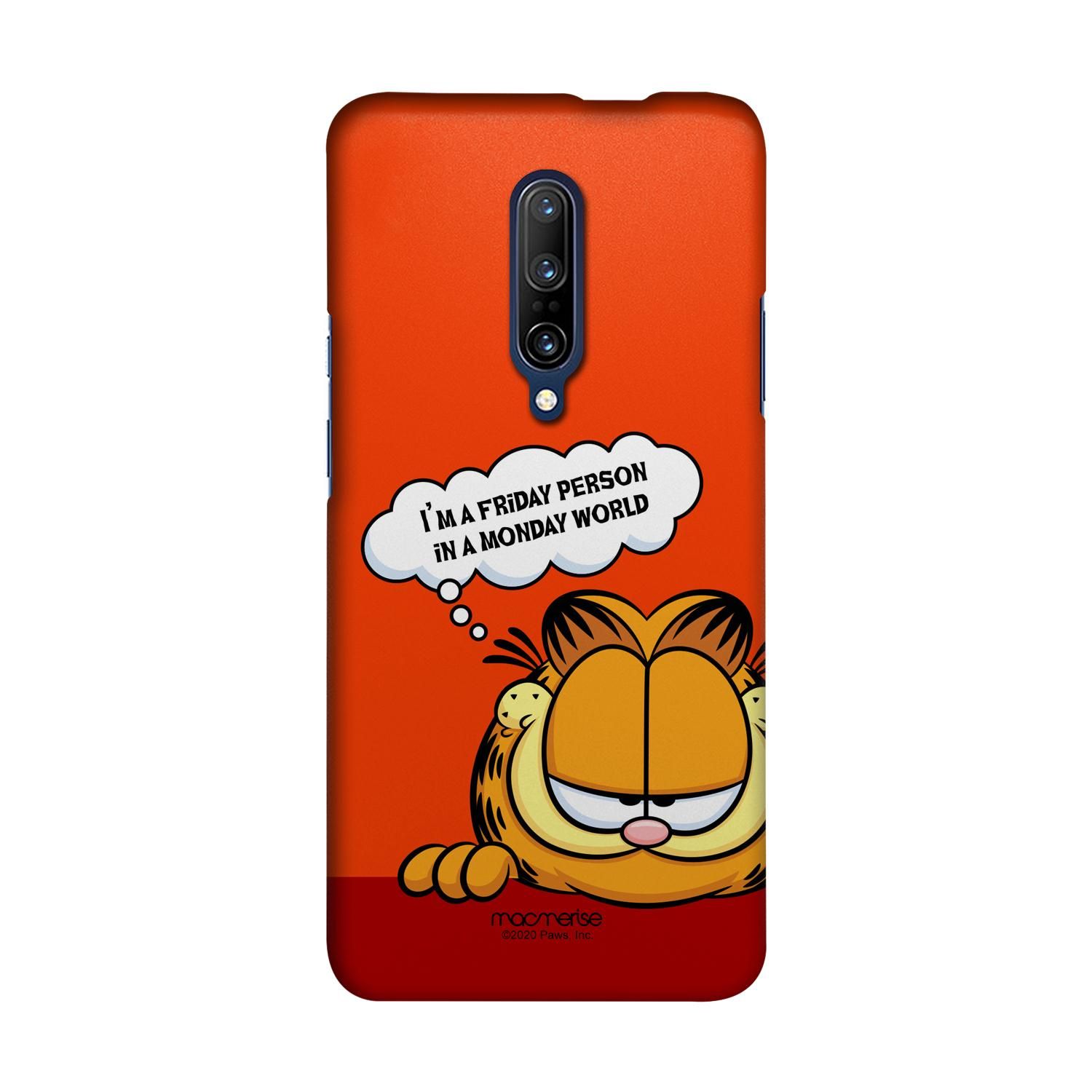Friday Garfield - Sleek Case for OnePlus 7 Pro