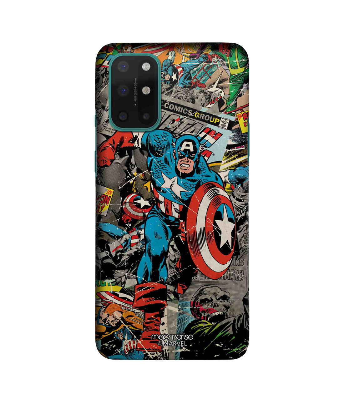 Comic Captain America - Sleek Case for OnePlus 8T